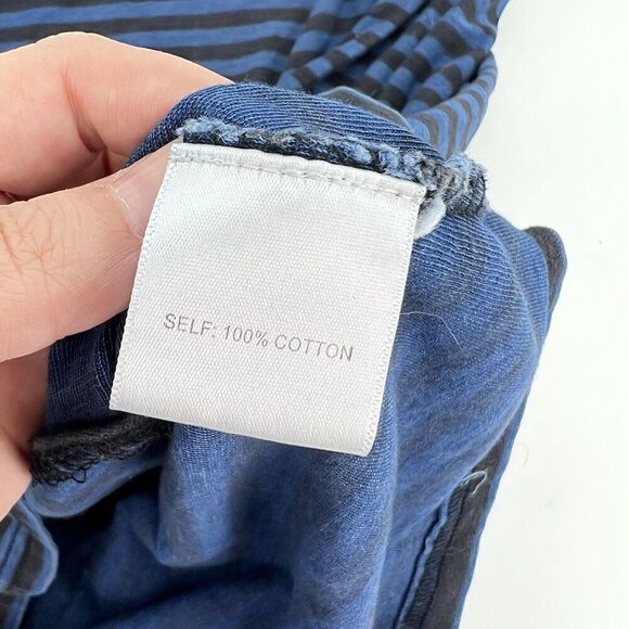 Jane And Delancey Blue Striped Tunic Top Size Large - Picture 3 of 3